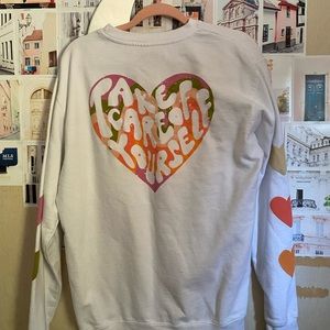 never worn Olive Lynn Take Care of Yourself Crewneck